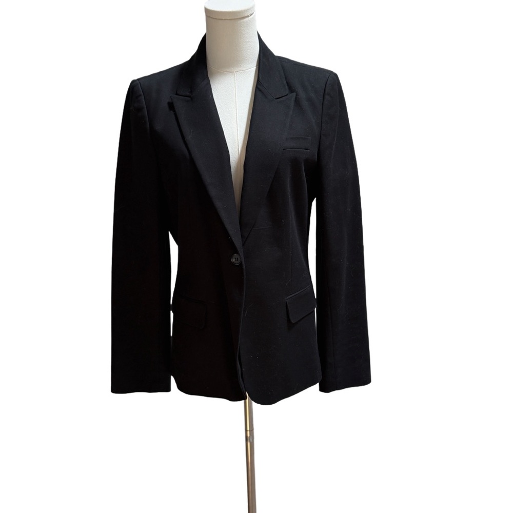 Chaus Black Fitted Blazer Size 12 NWOT
